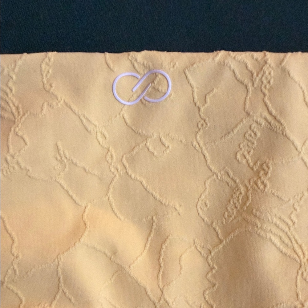 Sunny Yellow Women's Leggings. CAJA # 4 - Picture 8 of 10
